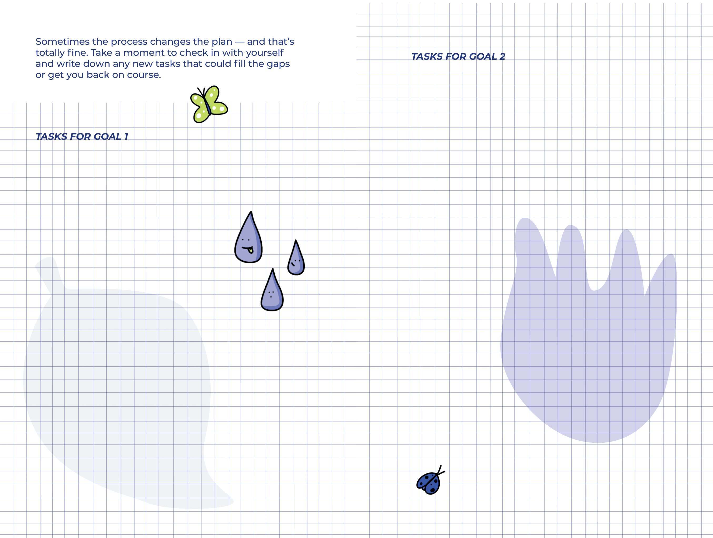 Mid-Point Review spread, pages 44–45